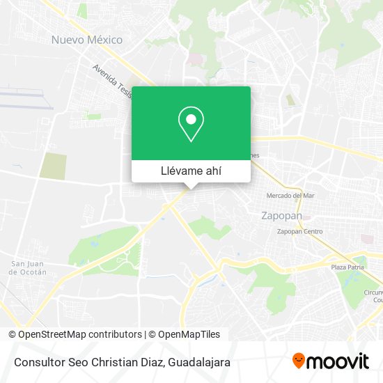 Mapa de Consultor Seo Christian Diaz