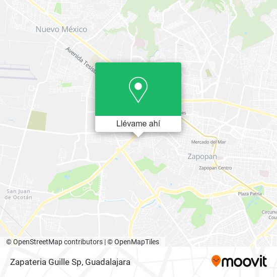 Mapa de Zapateria Guille Sp