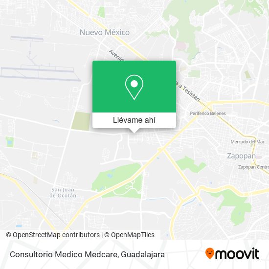 Mapa de Consultorio Medico Medcare