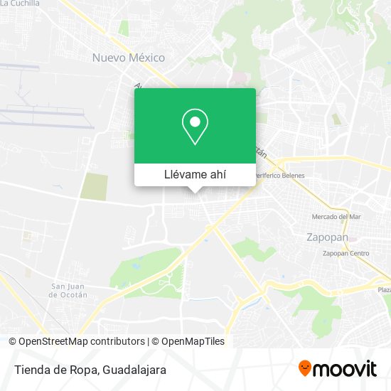 Mapa de Tienda de Ropa