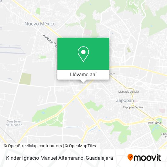 Mapa de Kinder Ignacio Manuel Altamirano