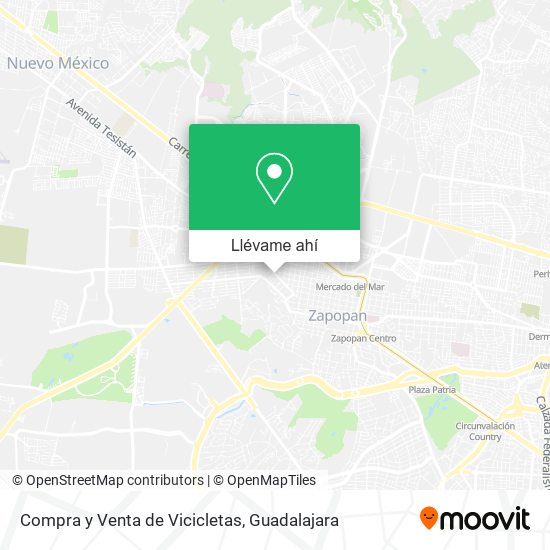 Mapa de Compra y Venta de Vicicletas