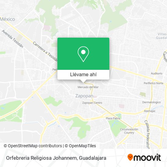 Mapa de Orfebreria Religiosa Johannem