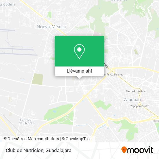 Mapa de Club de Nutricion