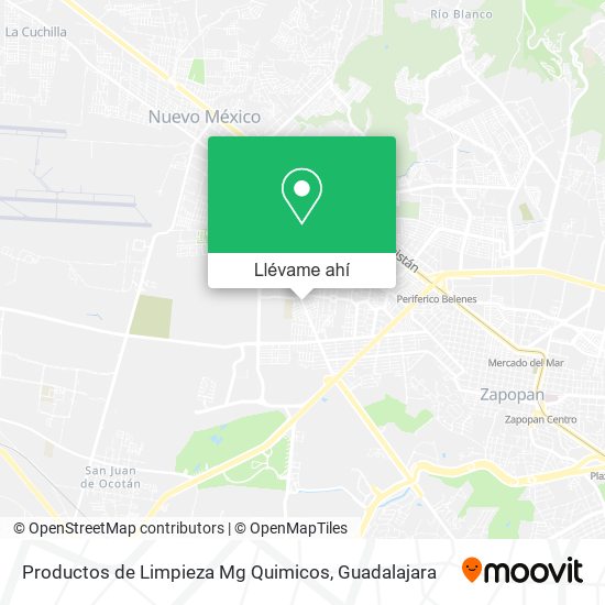 Mapa de Productos de Limpieza Mg Quimicos