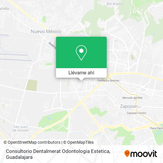 Mapa de Consultorio Dentalmerat Odontologia Estetica