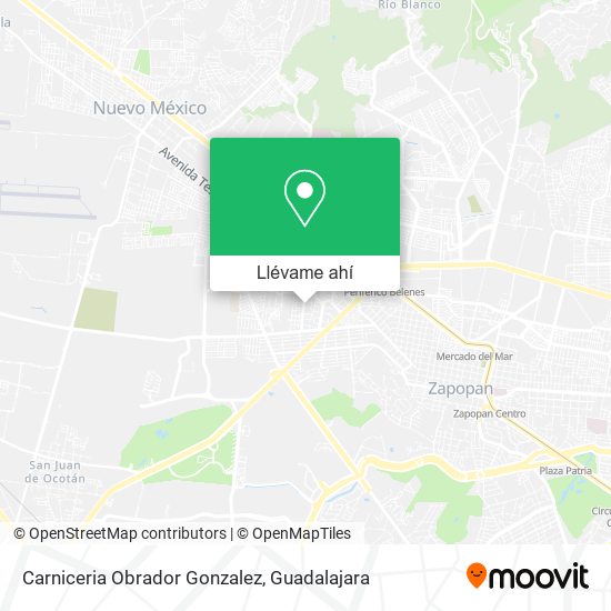 Mapa de Carniceria Obrador Gonzalez