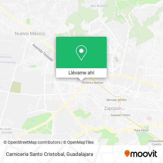 Mapa de Carniceria Santo Cristobal