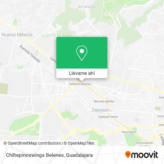 Mapa de Chiltepinoswings Belenes