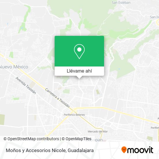 Mapa de Moños y Accesorios Nicole