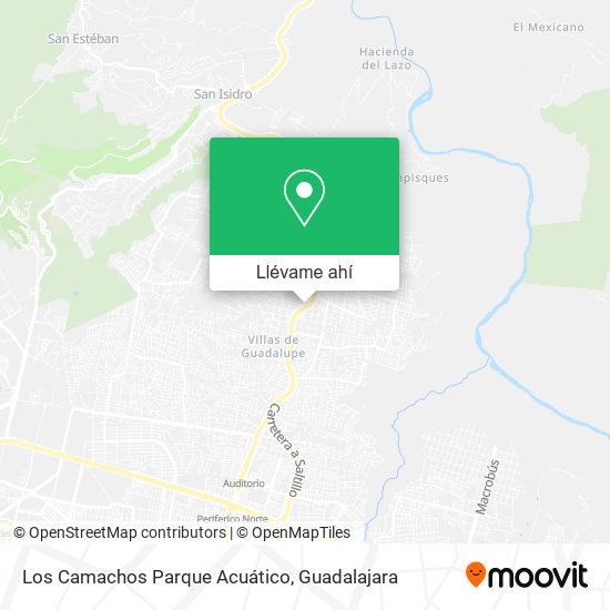 Mapa de Los Camachos Parque Acuático