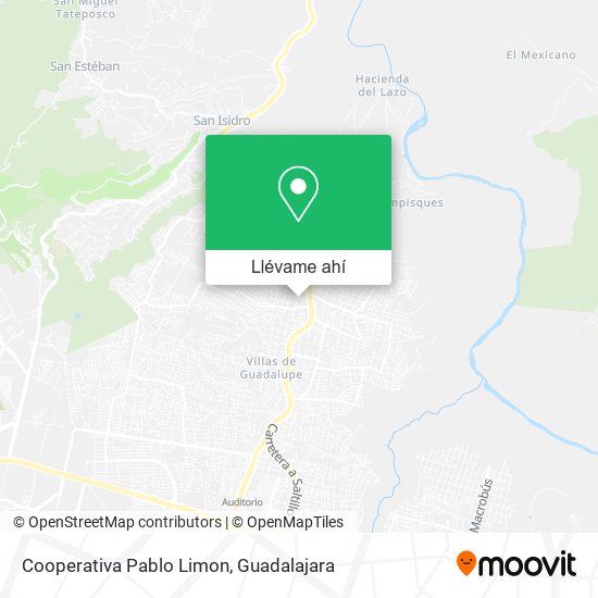 Mapa de Cooperativa Pablo Limon