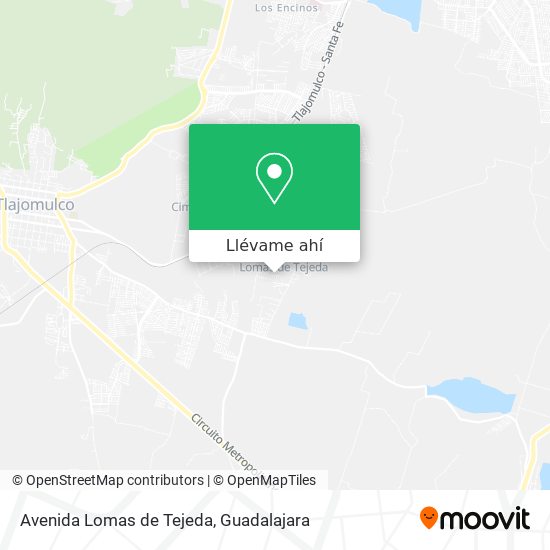 Mapa de Avenida Lomas de Tejeda