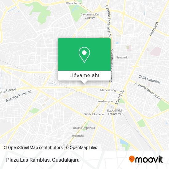 Mapa de Plaza Las Ramblas