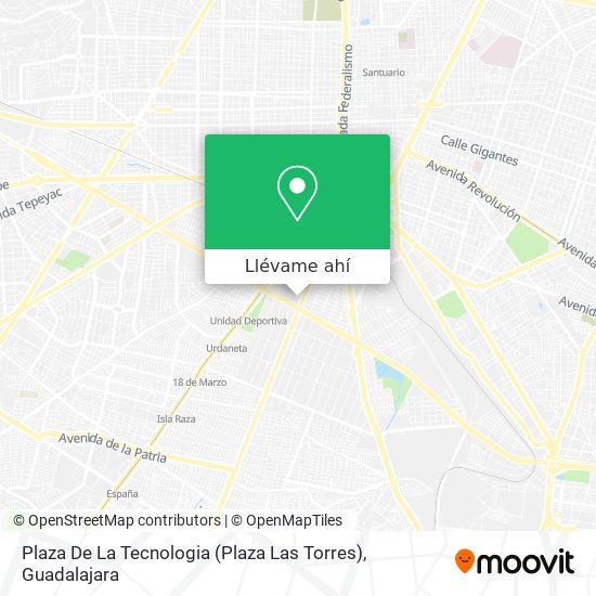 Mapa de Plaza De La Tecnologia (Plaza Las Torres)