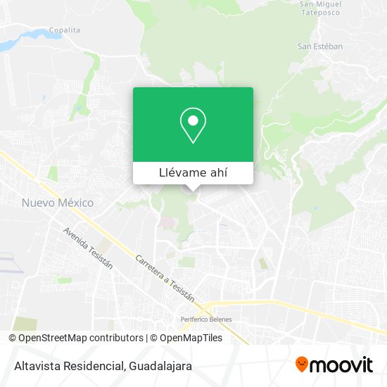 Mapa de Altavista Residencial