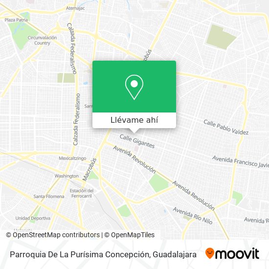 Mapa de Parroquia De La Purísima Concepción