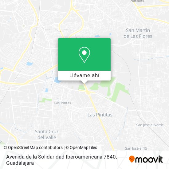 Mapa de Avenida de la Solidaridad Iberoamericana 7840