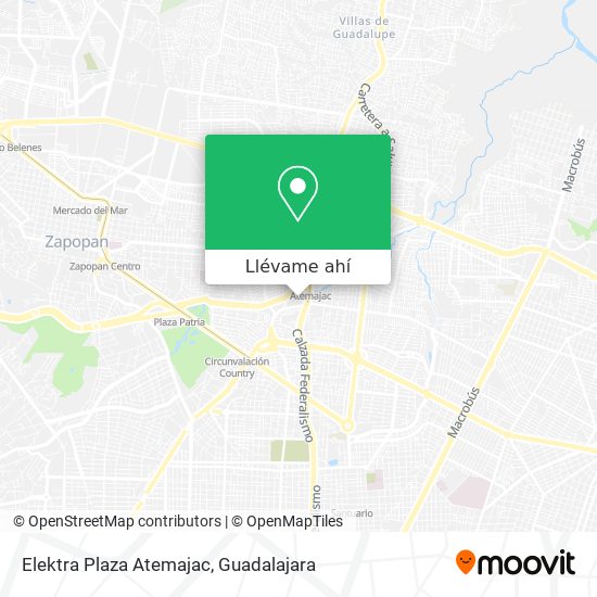 Mapa de Elektra Plaza Atemajac