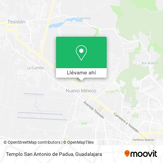 Mapa de Templo San Antonio de Padua