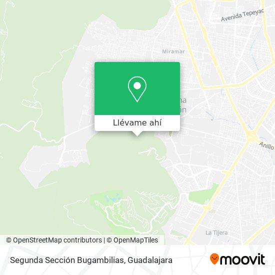 Cómo llegar a Segunda Sección Bugambilias en Zapopan en Autobús?