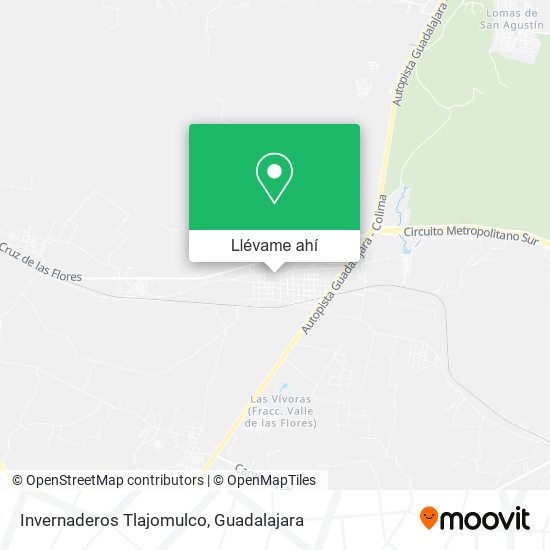 Mapa de Invernaderos Tlajomulco