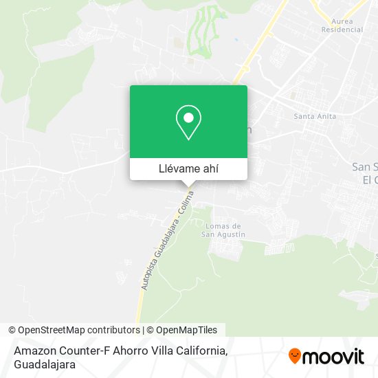 Mapa de Amazon Counter-F Ahorro Villa California