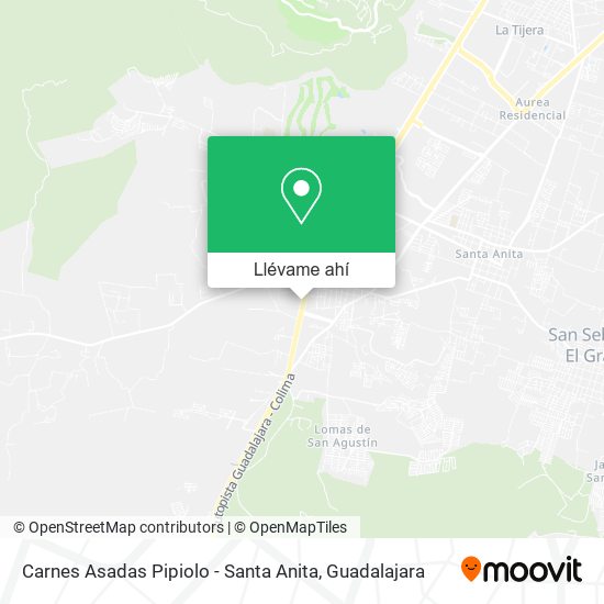Mapa de Carnes Asadas Pipiolo - Santa Anita