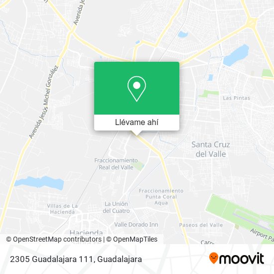 Mapa de 2305 Guadalajara 111