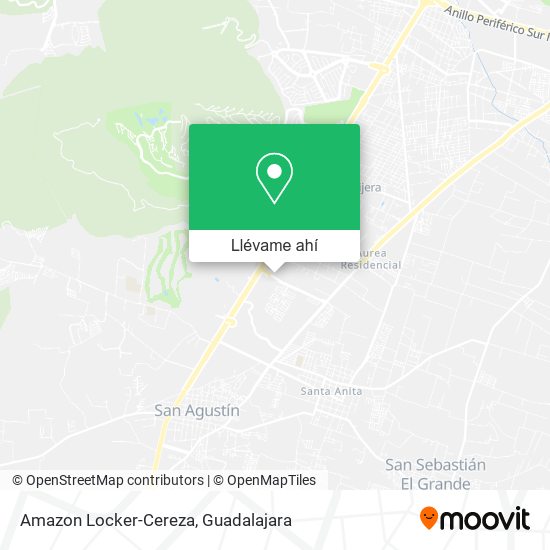 Mapa de Amazon Locker-Cereza