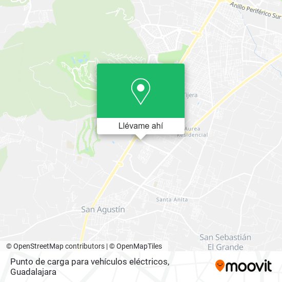 Mapa de Punto de carga para vehículos eléctricos