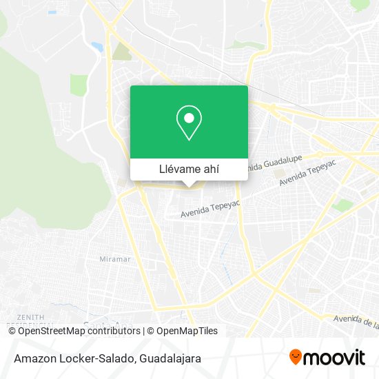 Mapa de Amazon Locker-Salado