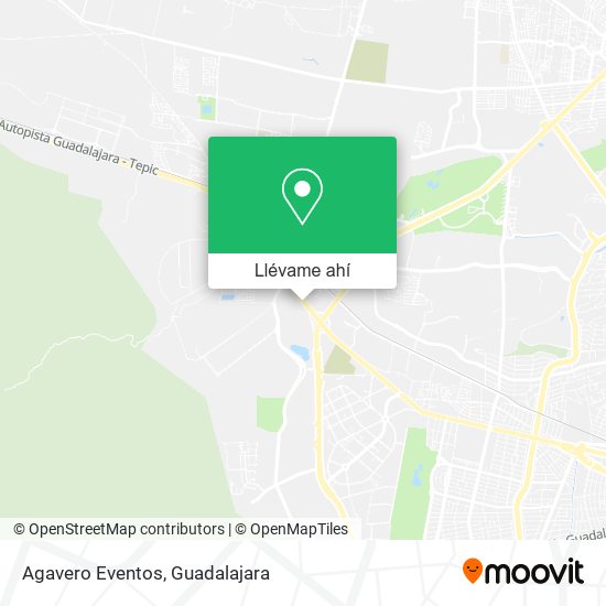 Mapa de Agavero Eventos