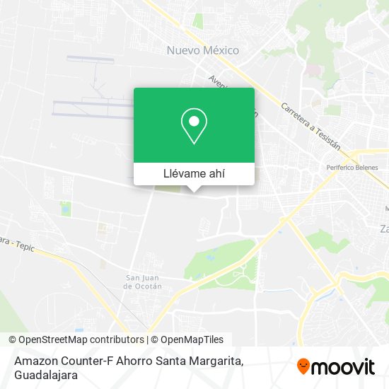 Mapa de Amazon Counter-F Ahorro Santa Margarita