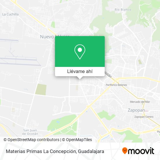 Mapa de Materias Primas La Concepción