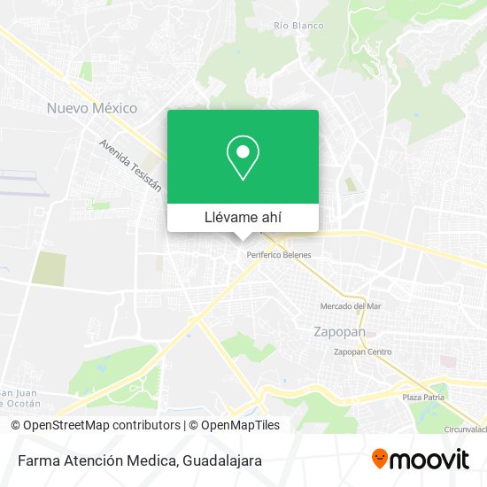 Mapa de Farma Atención Medica