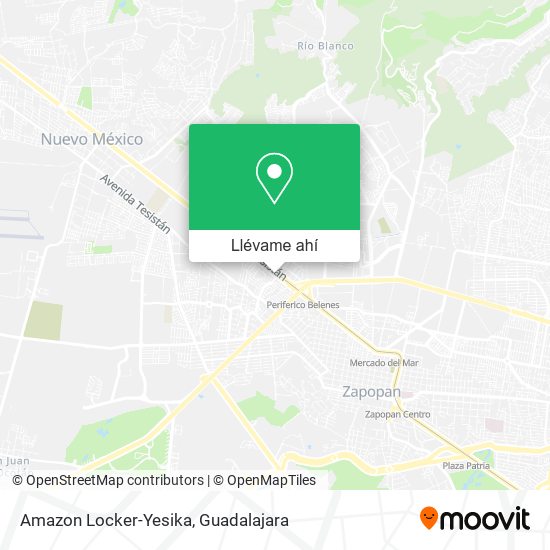 Mapa de Amazon Locker-Yesika