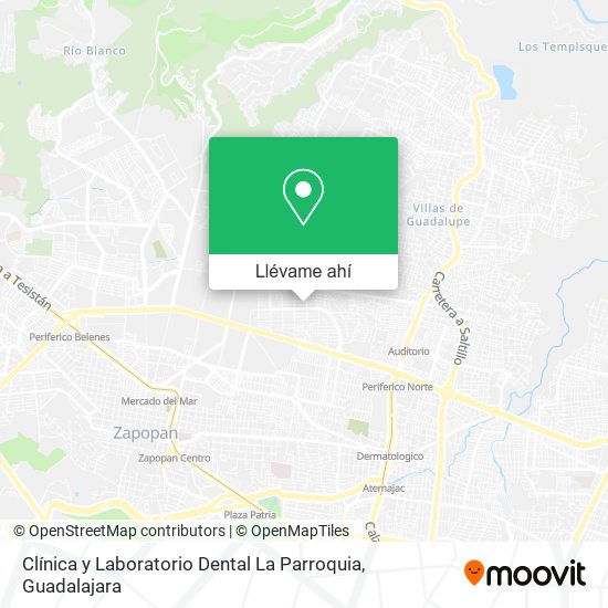 Mapa de Clínica y Laboratorio Dental La Parroquia