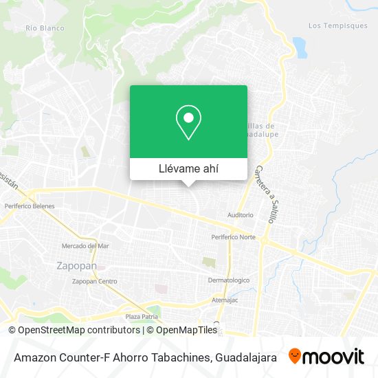 Mapa de Amazon Counter-F Ahorro Tabachines