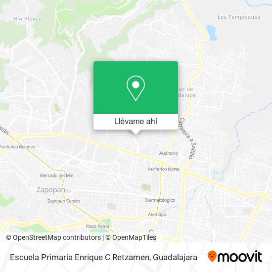 Mapa de Escuela Primaria Enrique C Retzamen