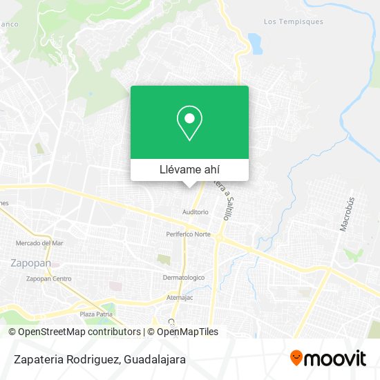 Mapa de Zapateria Rodriguez