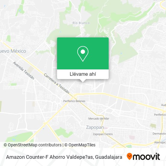 Mapa de Amazon Counter-F Ahorro Valdepe?as