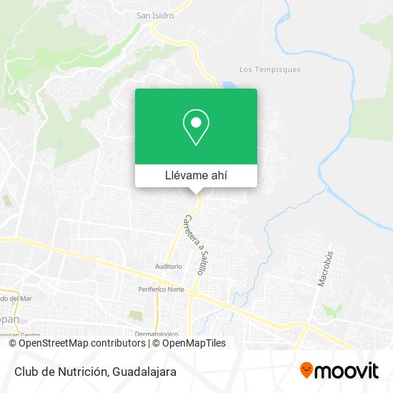 Mapa de Club de Nutrición