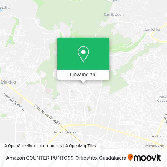 Mapa de Amazon COUNTER-PUNTO99-Officetito