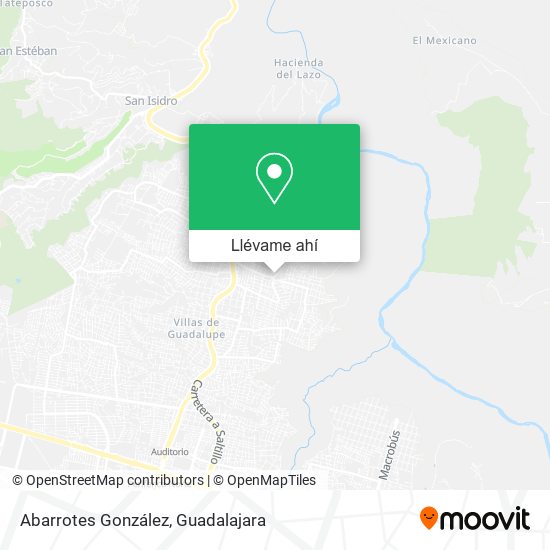 Mapa de Abarrotes González