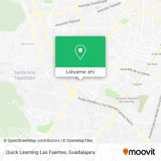 Mapa de Quick Learning Las Fuentes