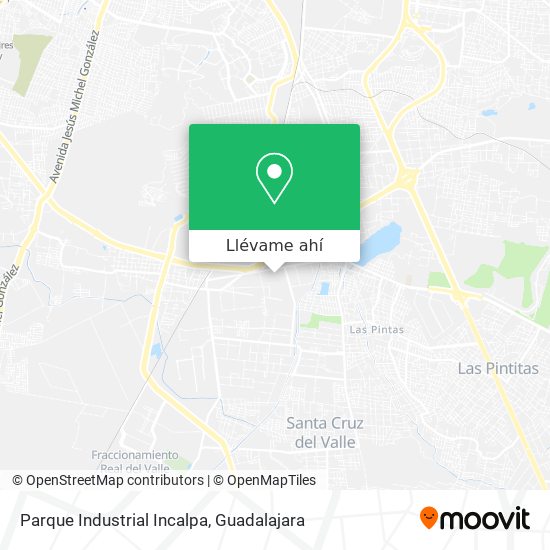 Mapa de Parque Industrial Incalpa