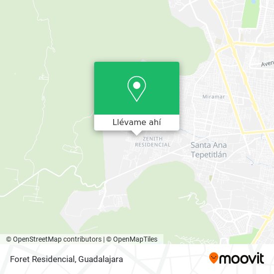 Mapa de Foret Residencial