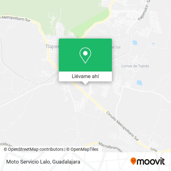 Mapa de Moto Servicio Lalo