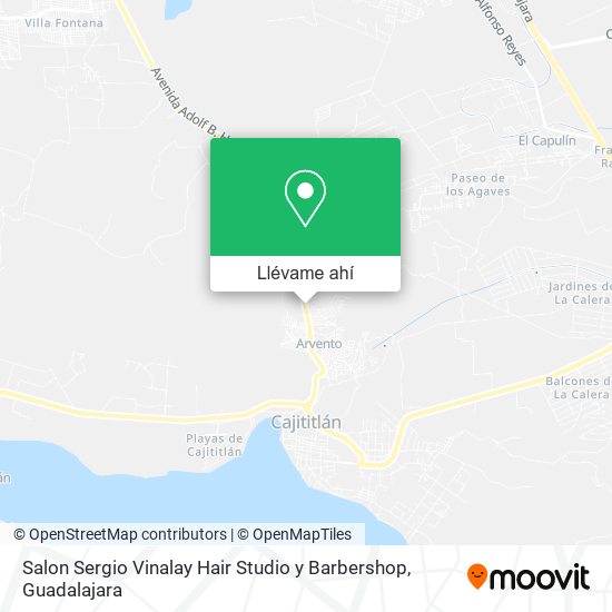 Mapa de Salon Sergio Vinalay Hair Studio y Barbershop